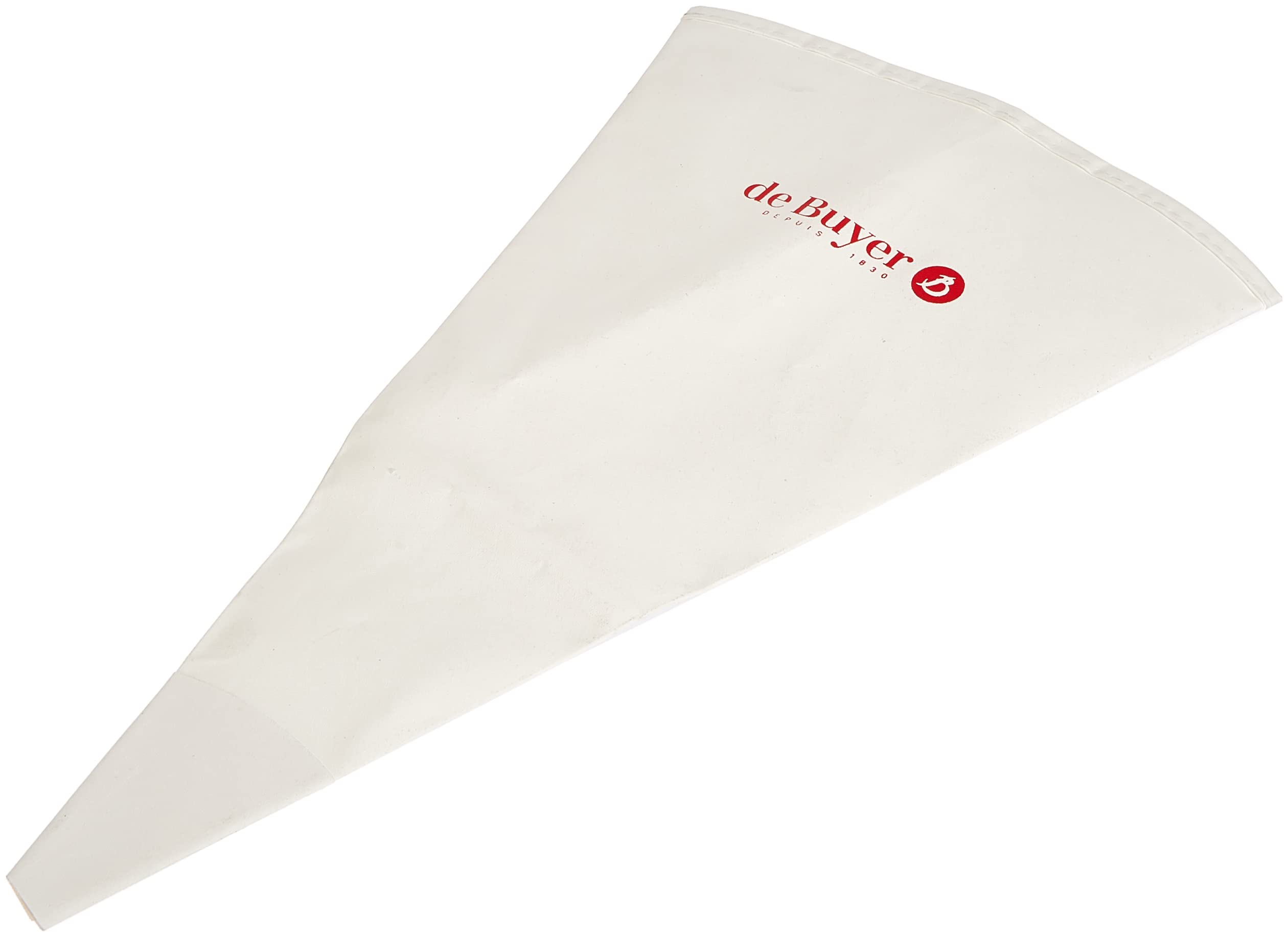 De Buyer 4856.40N Reusable Pastry Bags 40cm - Professional Baking Decorating Kit for Cakes, Cookies & Cupcakes - Perfect for Home Bakers & Chefs