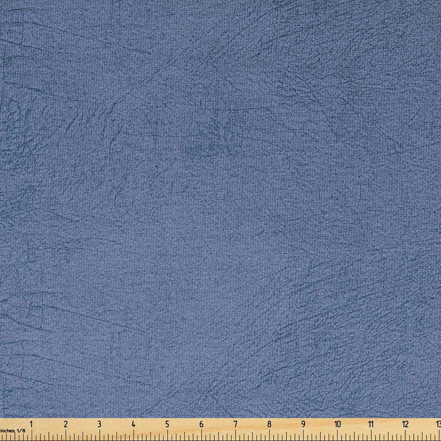 Ambesonne Faux Suede Fabric by The Yard - Digitally Printed Weathered Texture, Durable & Washable Upholstery Fabric for DIY Projects, Indoor/Outdoor Home Decor, 5 Yards, Lavender Blue - Perfect for Sofa Covers, Pillows, Curtains & Crafting