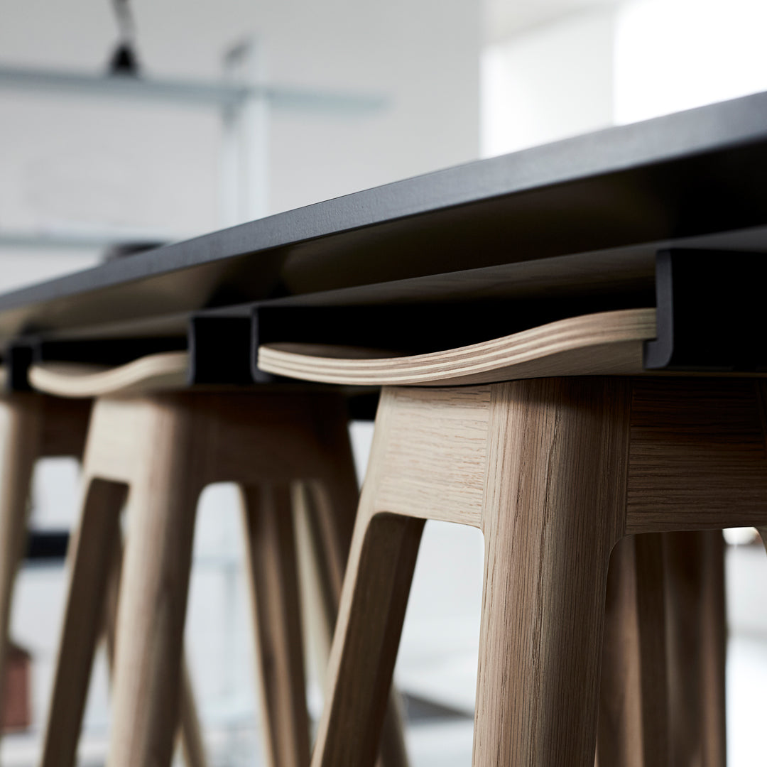 Anne Qvist HC1 Bar Stool by Andersen - Modern Kitchen & Dining Counter Stool for Home, Bar, and Restaurant Use