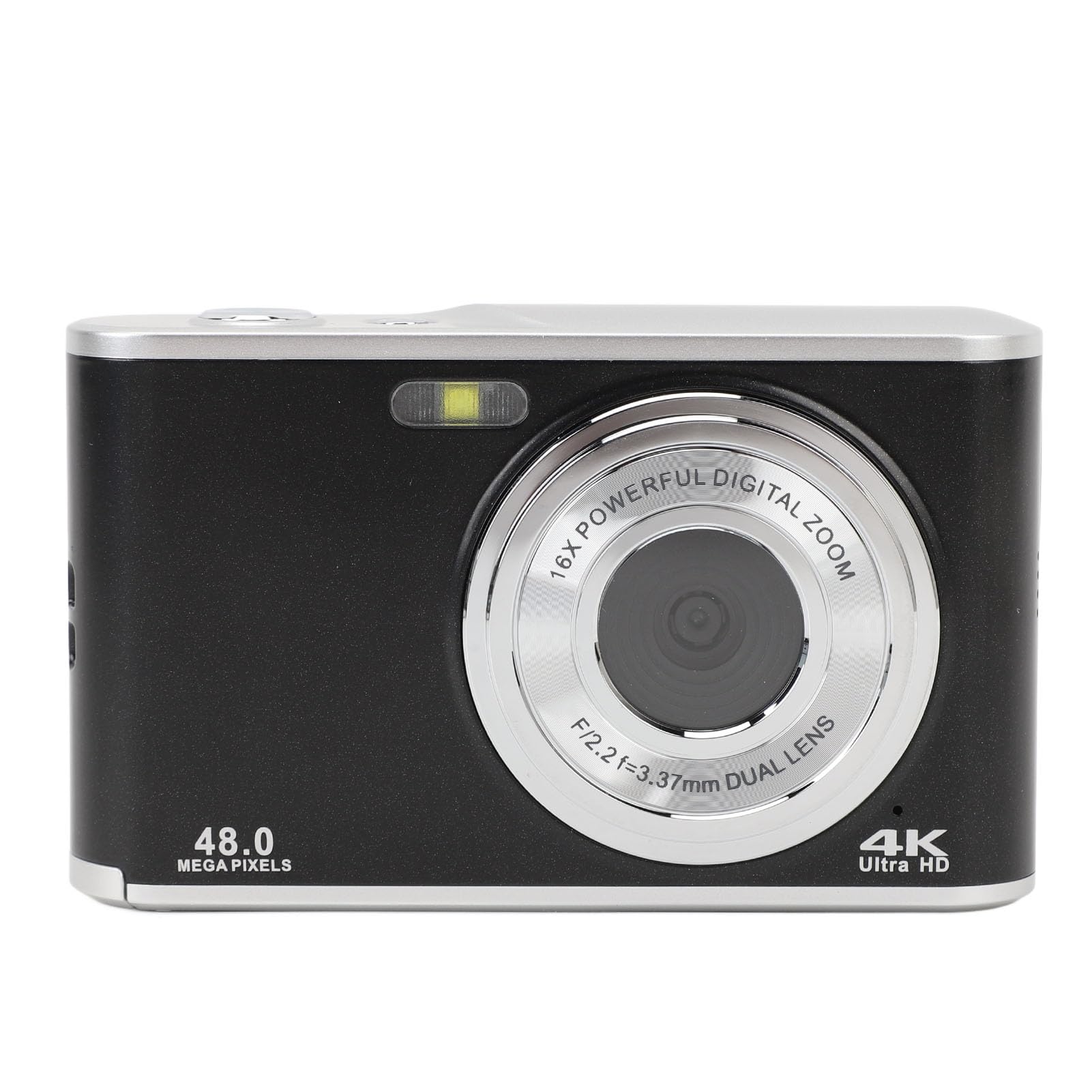 4K Digital Camera for Photography & Vlogging - 48MP Autofocus Compact Travel Camera with Dual Lens (Front & Rear), 16X Zoom - Perfect for Kids Selfie, Teens & Beginners - Ideal for Travel, YouTube Videos & Family Moments