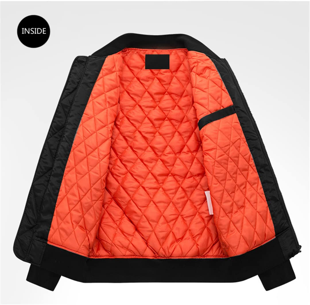 Men's Slim Fit Bomber Jacket - Military Style Casual Zipper Coat for Men | Perfect for Outdoor Activities, Travel & Everyday Wear