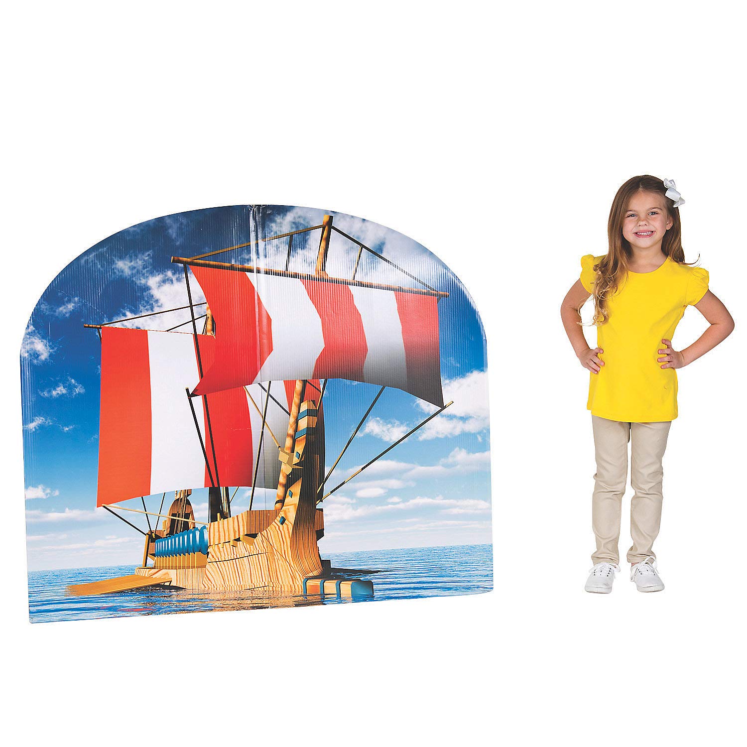 Athens VBS Sailboat Stand Up - Large Party Decor for Vacation Bible School