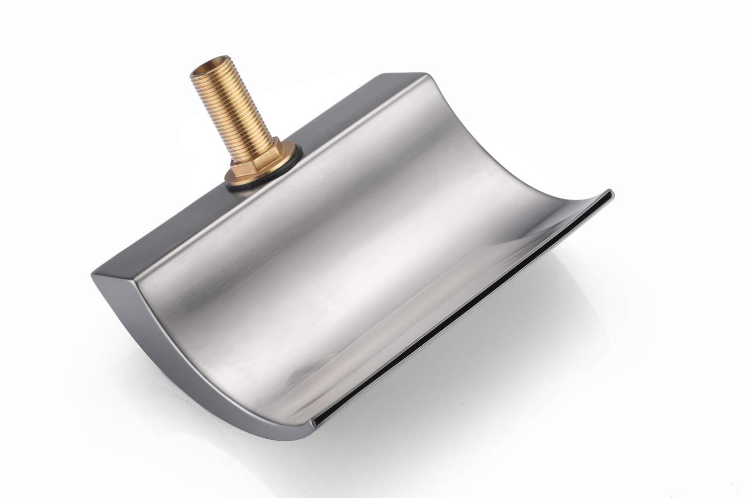 Premium Roman Tub Faucet Brushed Nickel - High Flow Waterfall Spout with Valve & Trim Set | Perfect for Luxury Bathrooms & Spa Retreats