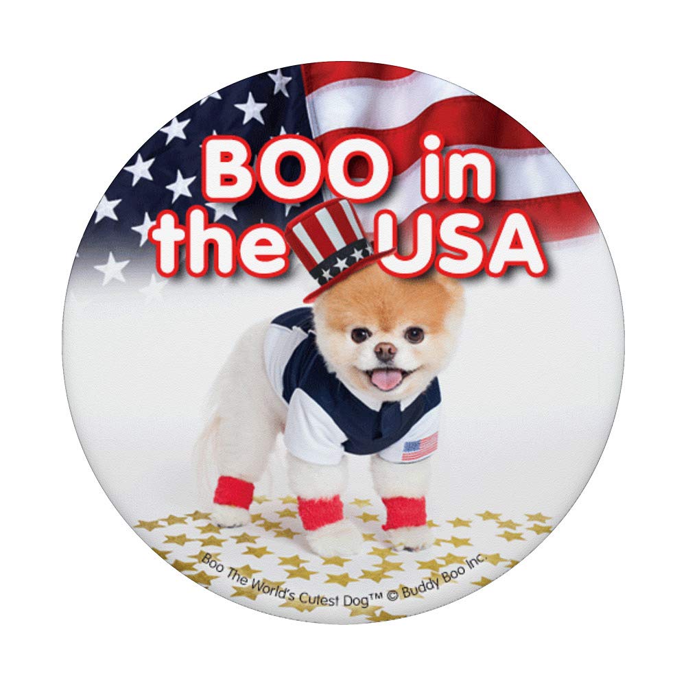Boo In The USA - Cell Phone Grip & Stand with Hand Holder Knob 6867 | Anti-Slip Phone Accessory for One-Hand Use, Perfect for Commuting, Gaming, and Taking Selfies