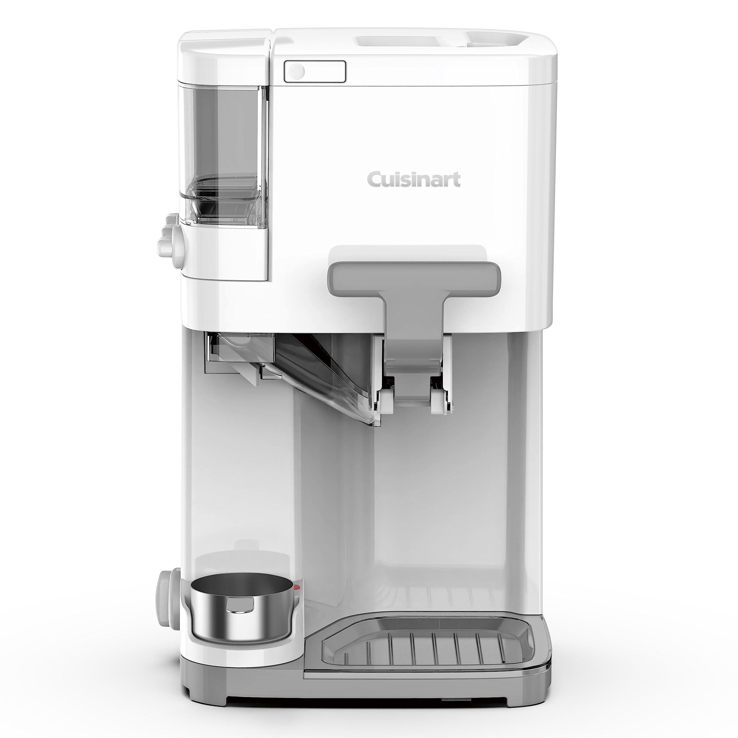Cuisinart ICE-48 1.5 Quart Soft Serve Ice Cream Maker Machine for Frozen Yogurt, Sorbet, Gelato & Drinks - White | Perfect for Parties, Dessert Shops & Home Use