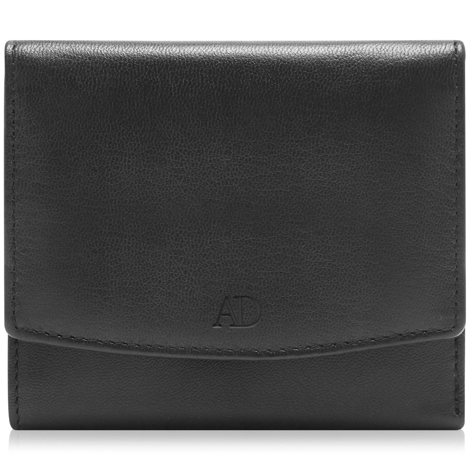 Genuine Leather Small Wallets for Women - Slim RFID Blocking Credit Card Holder with Coin Pocket | Perfect for Everyday Use, Travel & Holiday Gifts