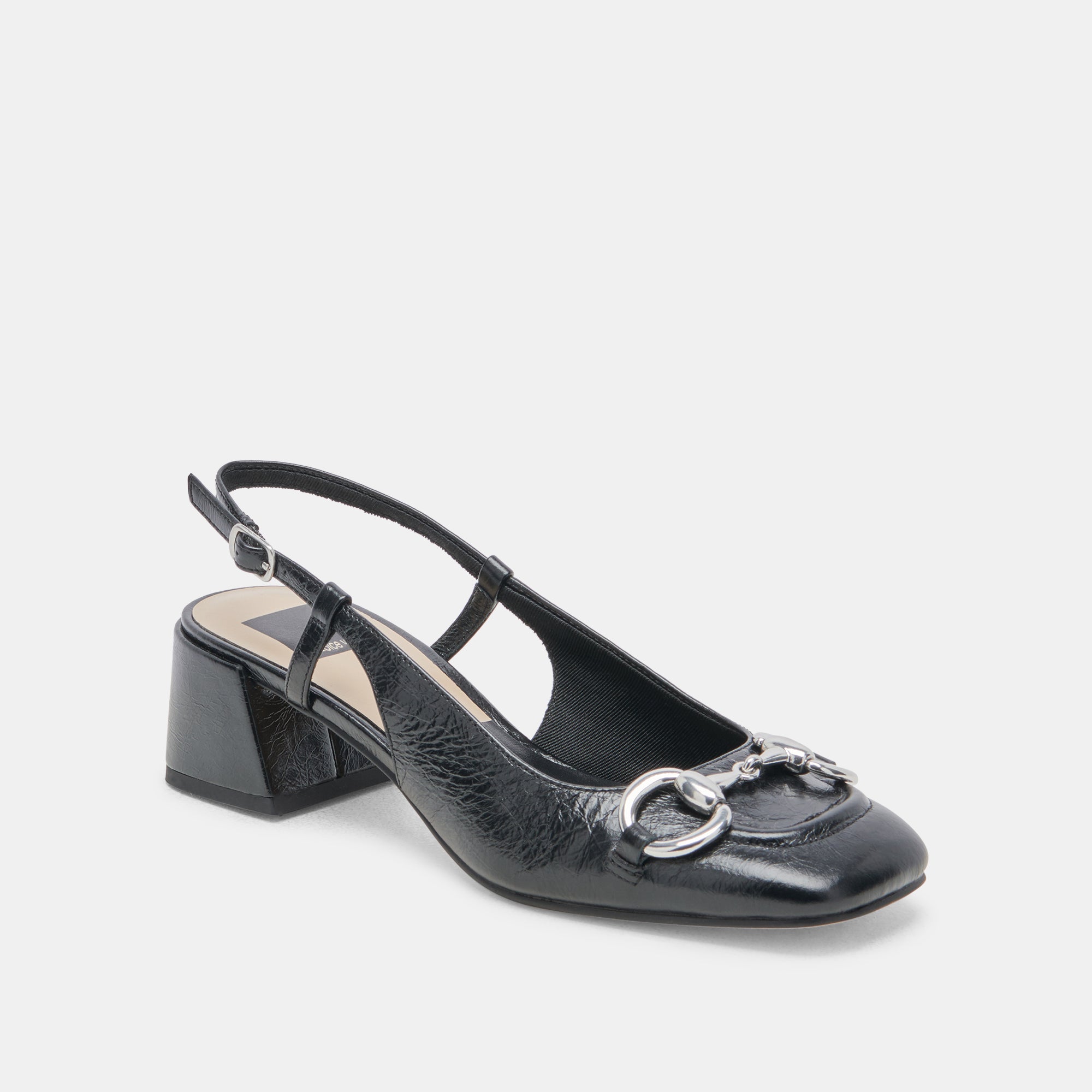 MELLI Women's High Heels - Midnight Crinkle Patent Leather Pumps for Party, Wedding & Evening Wear - Stylish Dress Shoes for Women