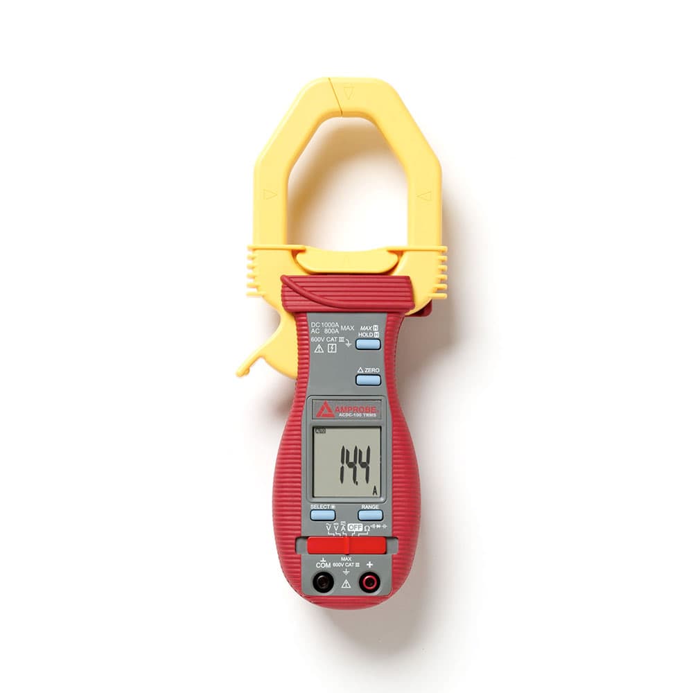 Amprobe 2740465 1000A TRMS AC/DC Digital Clamp Meter - Measures Voltage, Current, Capacitance & Resistance - Ideal for Electricians, HVAC Technicians & Industrial Use