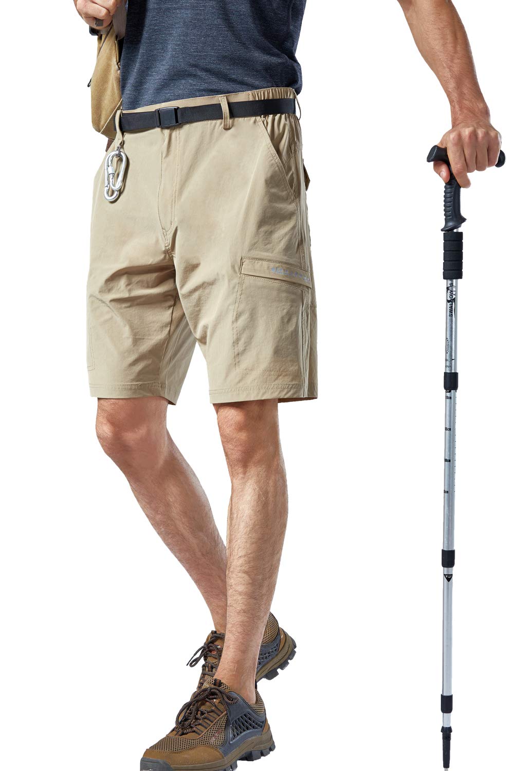 Men's Quick-Dry Hiking Shorts with Pockets for Camping & Outdoor