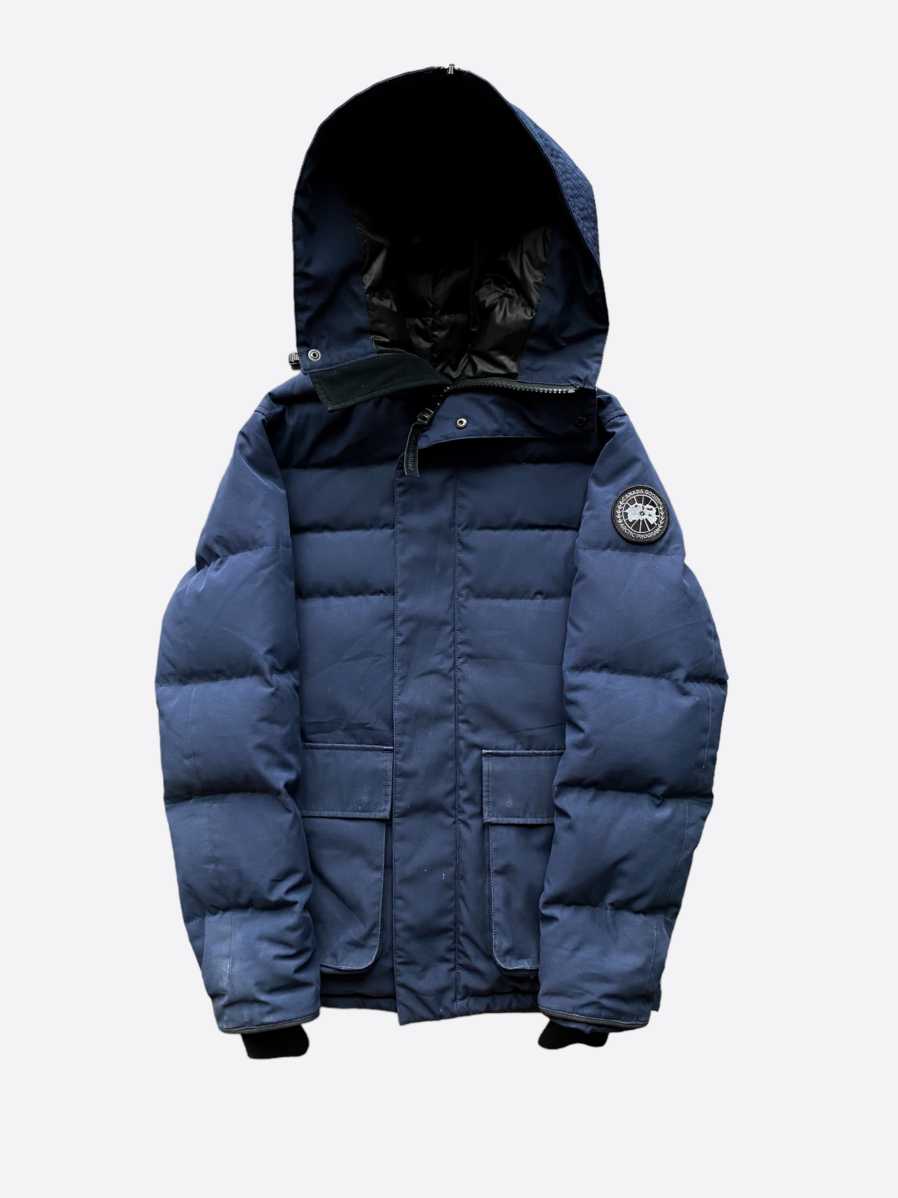 Canada Goose Admiral Blue Wedgemount Black Label Men's Parka Jacket - Premium Winter Coat for Extreme Cold Weather, Outdoor Activities & Urban Style