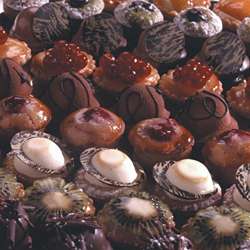 Flexipan FLX01129 Petits Fours Silicone Baking Mold - Set of 54 Cavities, 1 9/16 Inch Perfect for Mini Desserts, Cupcakes & Chocolate Treats - Ideal for Home Bakers & Professional Chefs