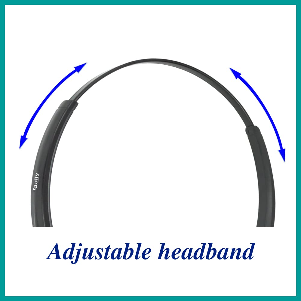 Professional Noise Cancelling Headphones with HD Voice - Compatible with Grandstream, Yealink, Snom Phones - Includes RJ9 & 3.5mm (CTIA) Adapter (Binaural) - Perfect for Call Centers, Office Communications & Remote Work