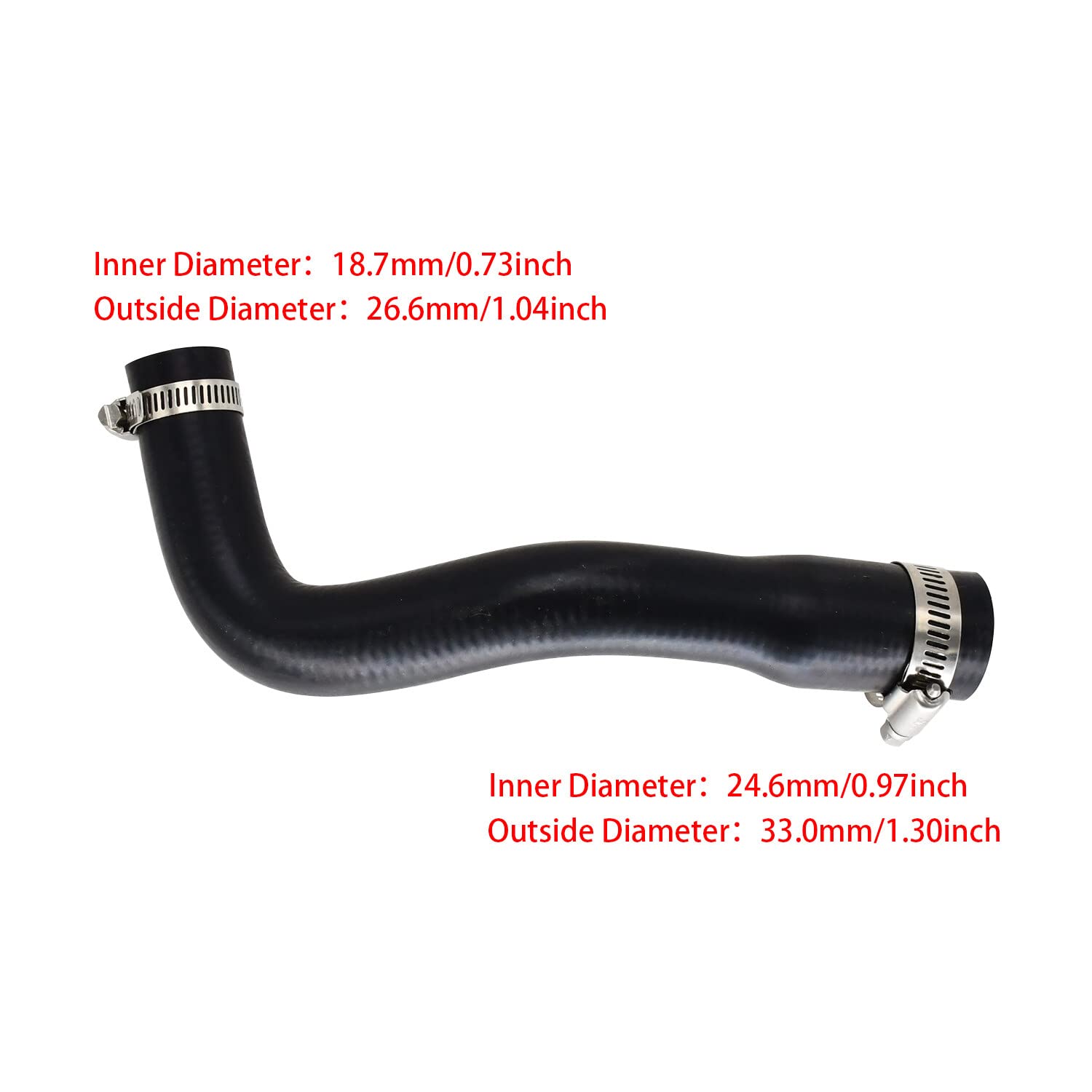 Jeep Wrangler YJ 1987-1995 Fuel Filler Hose & Vent Hose Kit - 20 Gallon Plastic Tank Replacement for 52040079 & 52040081 - Perfect for Off-Roading & Vehicle Maintenance