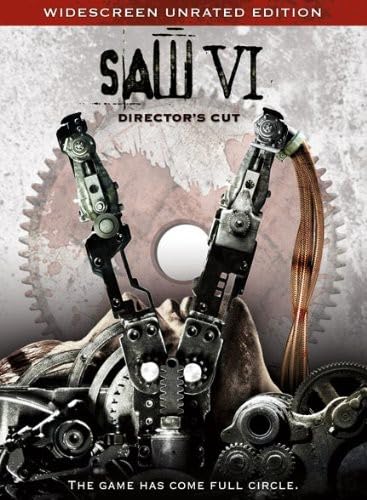 Saw VI - Horror Movie DVD with Unrated Edition | Scary Film for Halloween, Movie Nights & Thriller Fans