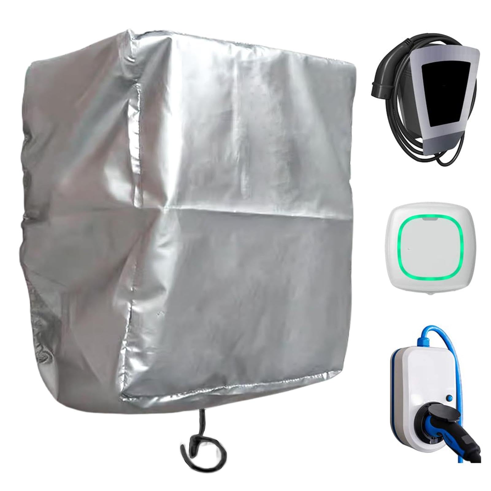 Waterproof EV Charger Cover - Outdoor Electric Vehicle Charging Station Protector for Rain, Dust, Sun UV & Snow - Universal Fit for Most Electric Cars - Perfect for Home, Garage & Public Charging Stations