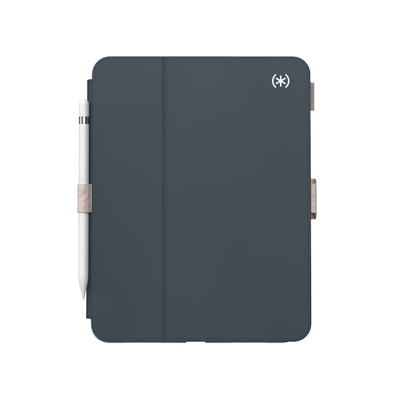 Speck Balance Folio Case for iPad 10th Generation (2022) - Apple Exclusive in Milk, Mocha & Charcoal | Slim Protective Cover for Work, School & Travel