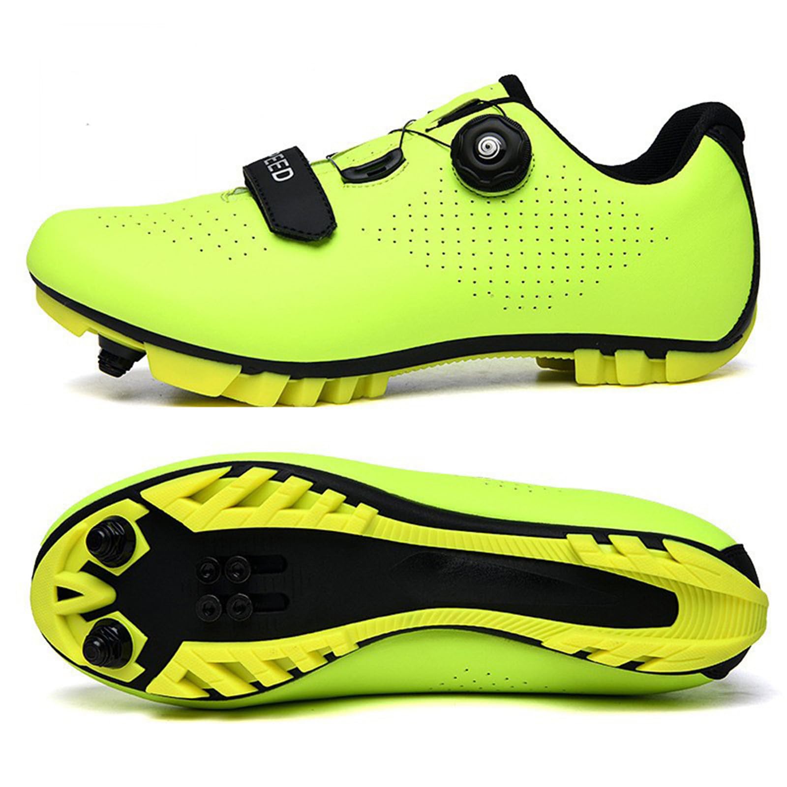 Hixingo Men's & Women's Cycling Shoes - SPD Compatible MTB Bicycle Sneakers with Cleats, Breathable Mountain Bike Shoes for Road & Indoor Spinning | Perfect for Commuting, Trail Riding & Gym Workouts