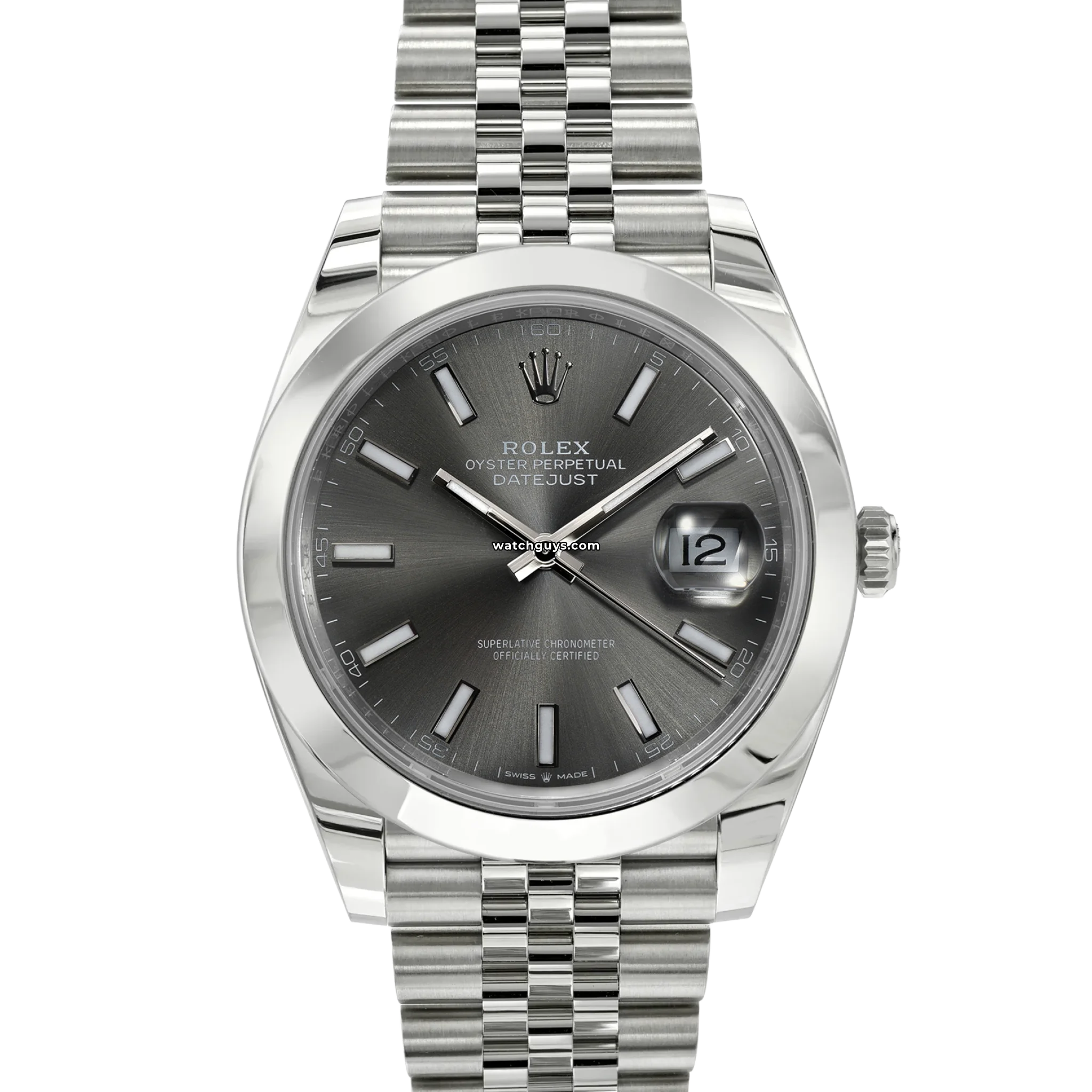 Rolex Datejust 126300 Rhodium Jubilee Watch - Luxury Stainless Steel Automatic Men's Timepiece - Perfect for Business, Formal Events & Special Occasions