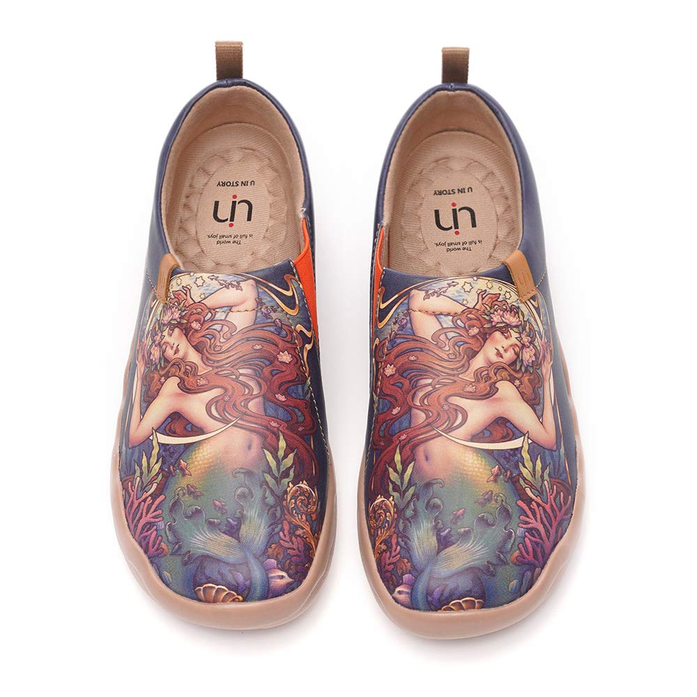UIN Women's Slip-On Walking Shoes - Lightweight Travel Loafers with Microfiber Comfort for Casual Wear | Perfect for Travel, Work & Everyday Fashion Sneakers