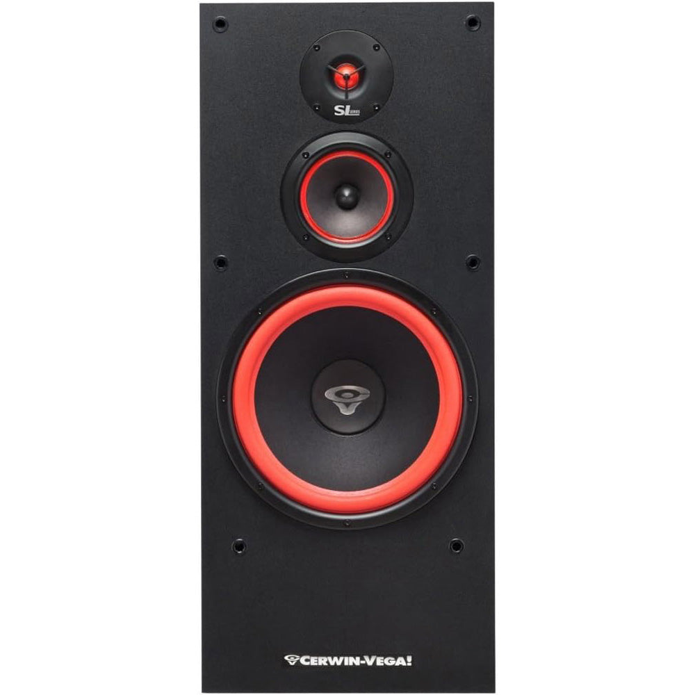 Cerwin Vega SL-12 12-Inch 3-Way Floor Standing Tower Speakers - High Power Home Audio System for Movies, Music & Gaming (Brand New Pair)