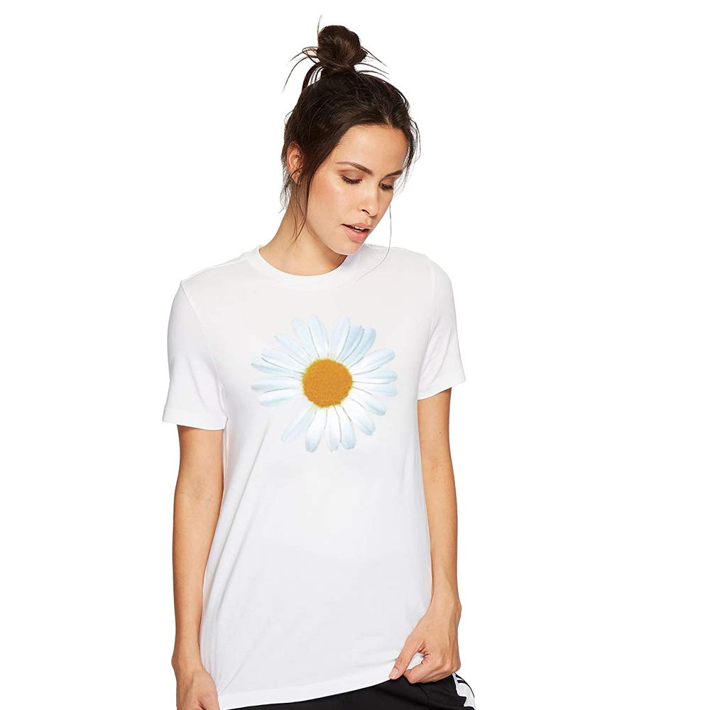 White Daisy Iron On Patches - 2 Pcs Flower Appliques for T-Shirt, Jacket, Dress & Backpack - DIY Clothing Repair & Decoration - Perfect for Crafts, Fashion Upcycling & Custom Designs