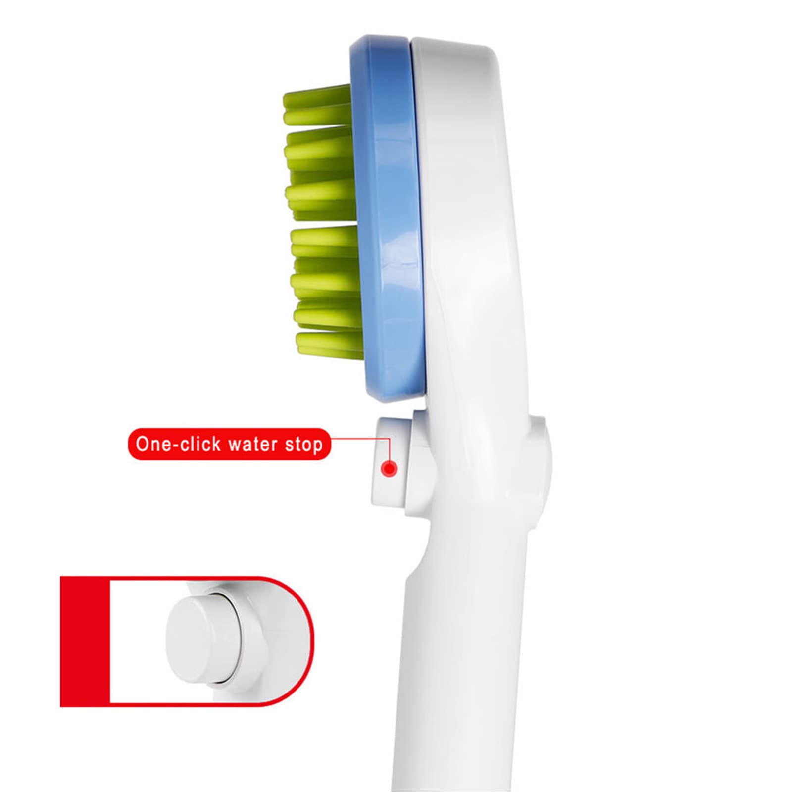 Pet Shower Sprayer Attachment - Dog & Cat Bath Brush with Water Sprinkler | Grooming Shower Head for Bathroom Faucet | Perfect for Bathing Dogs, Cats & Puppies at Home or Professional Grooming Salons
