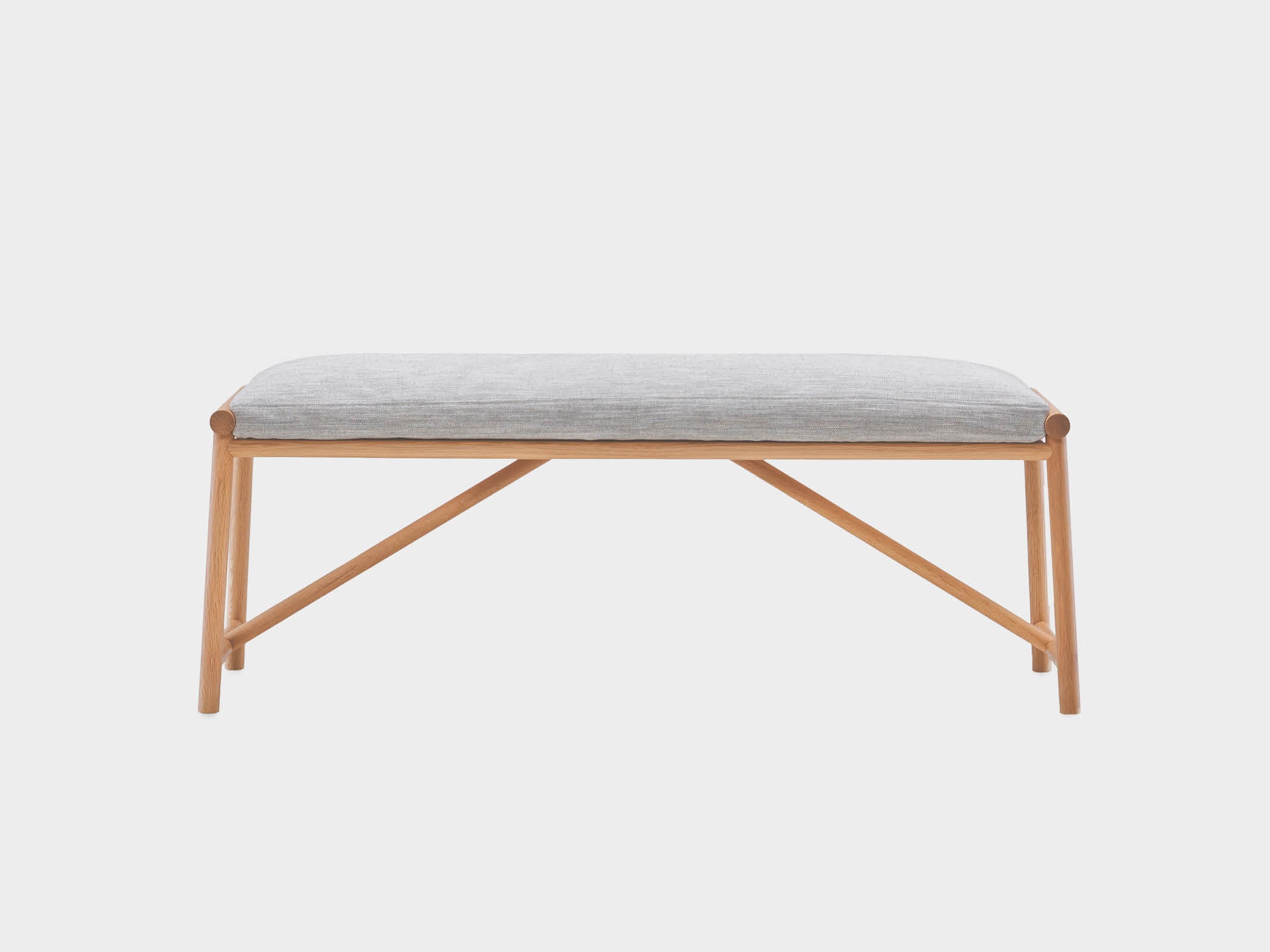Osaka Bench - Modern Outdoor Wooden Bench for Patio, Garden & Backyard - Durable & Weather-Resistant for Relaxing & Entertaining