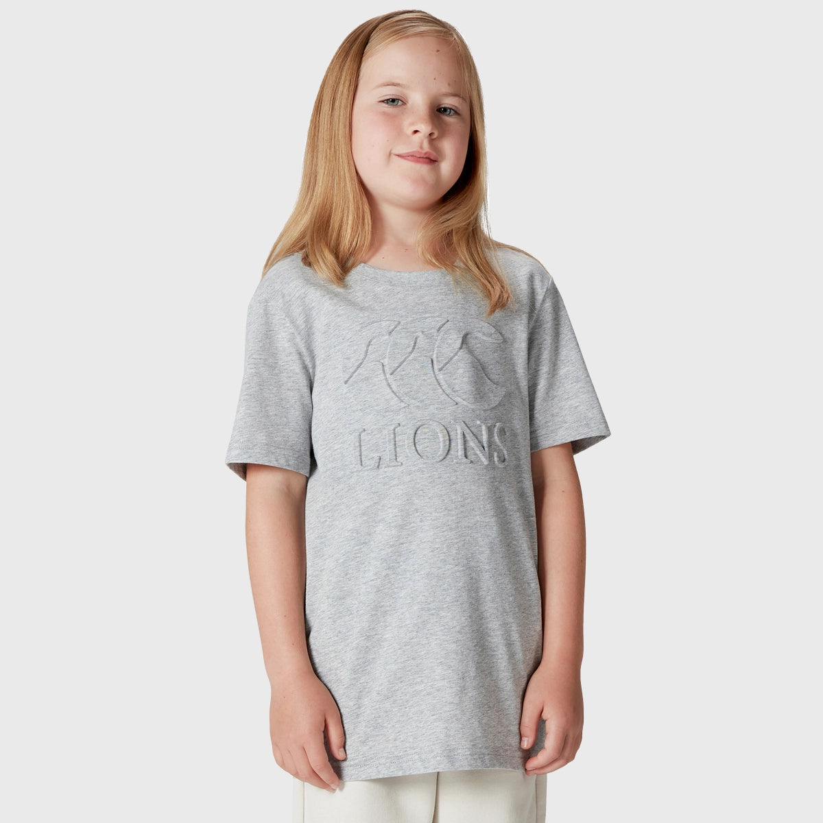 Canterbury British & Irish Lions Kids' Monument T-Shirt - Comfortable Cotton Jersey for Young Rugby Fans | Perfect for Game Day & School Wear