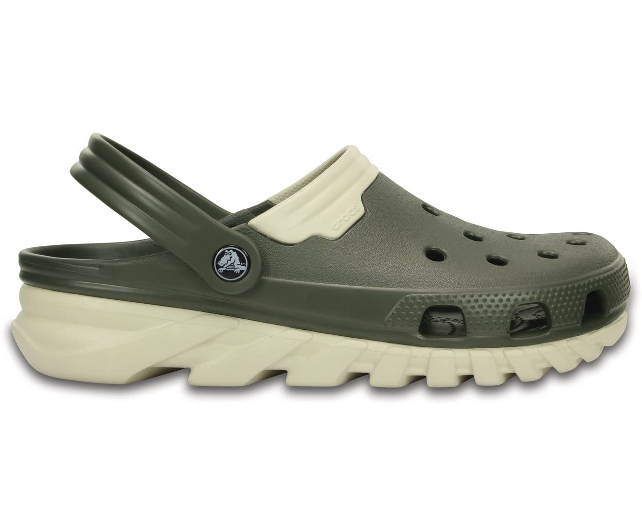 Crocs Duet Max Clog for Men & Women - Lightweight Comfortable Slip-On Shoes for Walking, Gardening & Outdoor Activities