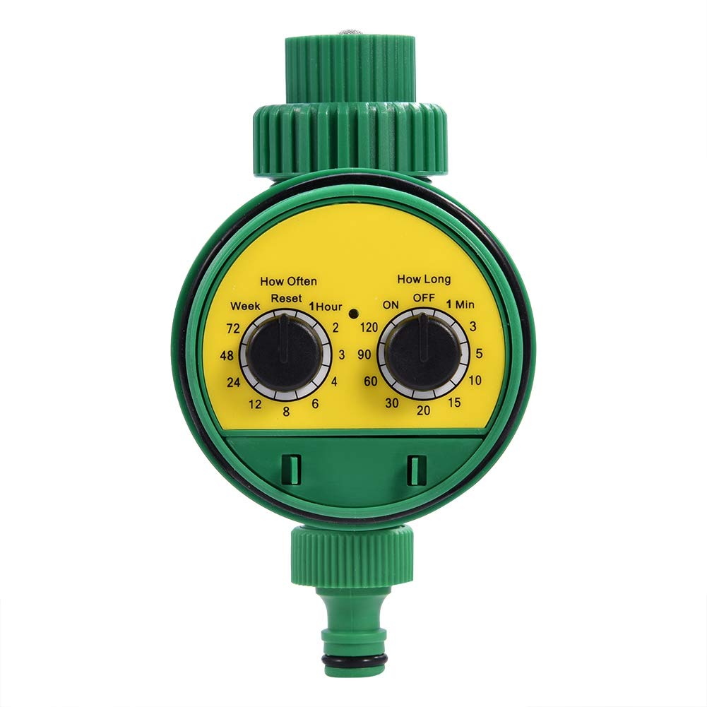 AYNEFY Automatic Watering Timer - 2 Dial Electronic Irrigation Controller for Garden, Lawn, Balcony & Roof | Smart Plant Watering System for Home, Yard & Outdoor Spaces | Perfect for Vacation Care & Daily Plant Maintenance