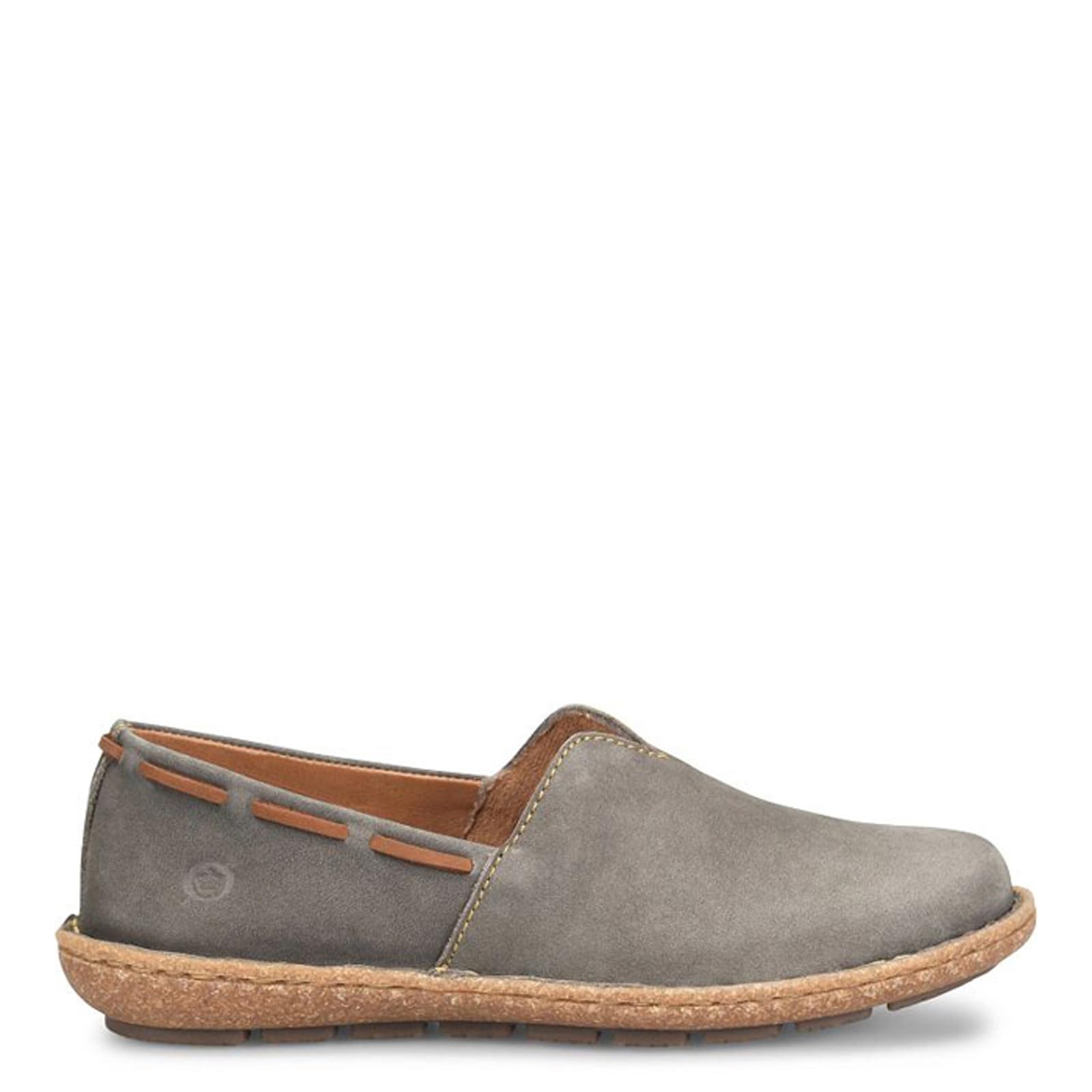 BORN Women's Naya Leather Slip-On Boat Shoes - Comfortable Loafers for Casual Wear, Work & Travel