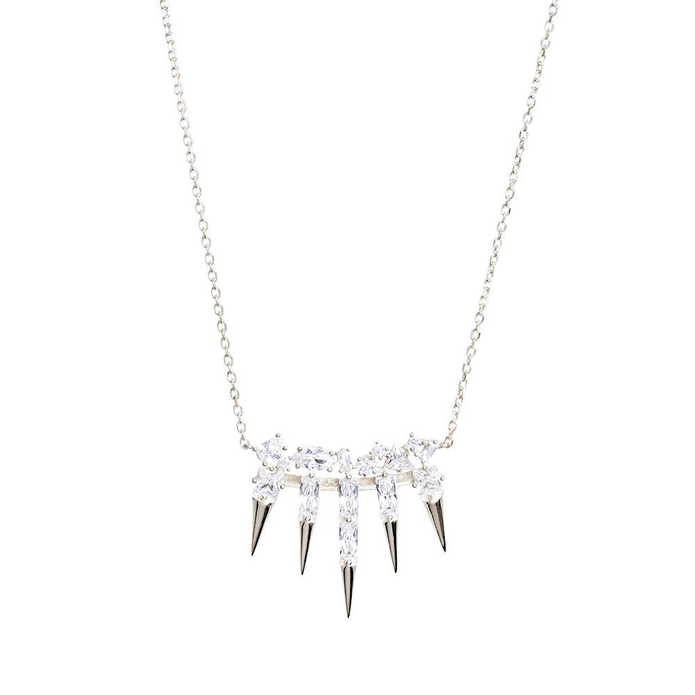 Leonard Necklace for Women - Elegant Gold Plated Pendant with Cubic Zirconia - Perfect for Valentine's Day, Anniversary & Special Occasions