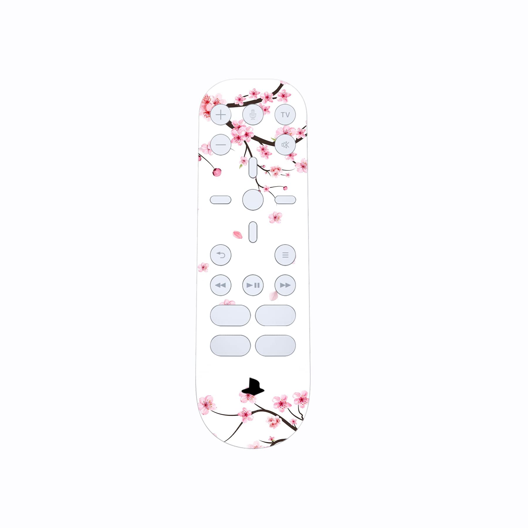 PlayVital Vinyl Skin Stickers for PS5 Console & Accessories - Cherry Blossom Design Protective Decal for PS5, Controller, Charging Dock, Headset & Media Remote | Gaming Setup Decoration & Scratch Protection