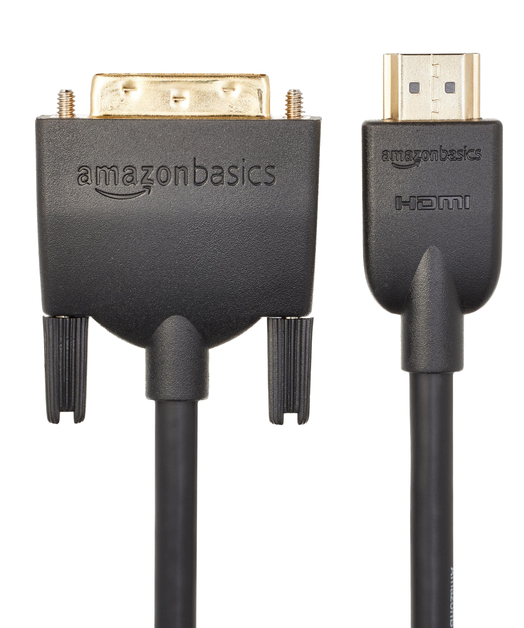 AmazonBasics HDMI to DVI Adapter Cable (10-Pack) - Gold-Plated Connectors, 4K Support, High-Speed Digital Video & Audio Transmission - Perfect for Home Theater, Gaming & Office Setup