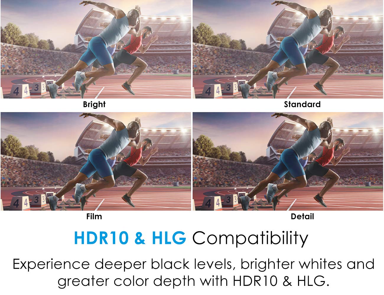 Optoma UHD30 True 4K UHD Gaming Projector - 16ms Response Time, Enhanced Gaming Mode, Lowest Input Lag, 240Hz Refresh Rate, HDR10 & HLG - Perfect for Home Theater, Gaming, and Movie Nights