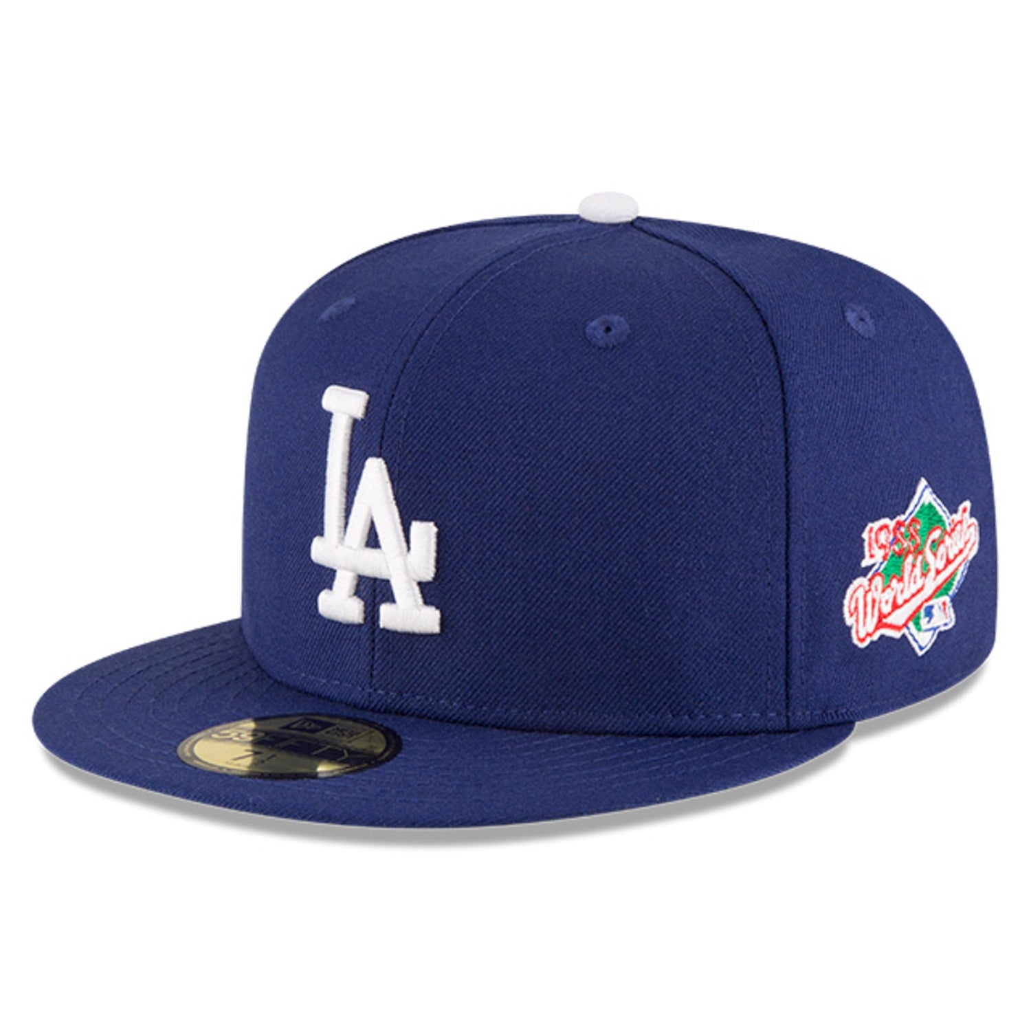 New Era 59Fifty Los Angeles Dodgers 1988 World Series Patch Snapback Hat - Royal Blue - Official MLB Baseball Cap for Men & Women - Perfect for Games, Collecting & Streetwear Fashion