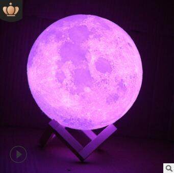 3D Moon Lamp with Remote Control - Realistic Lunar Night Light for Bedroom, Nursery, Gift | Perfect for Relaxation, Meditation & Home Decor