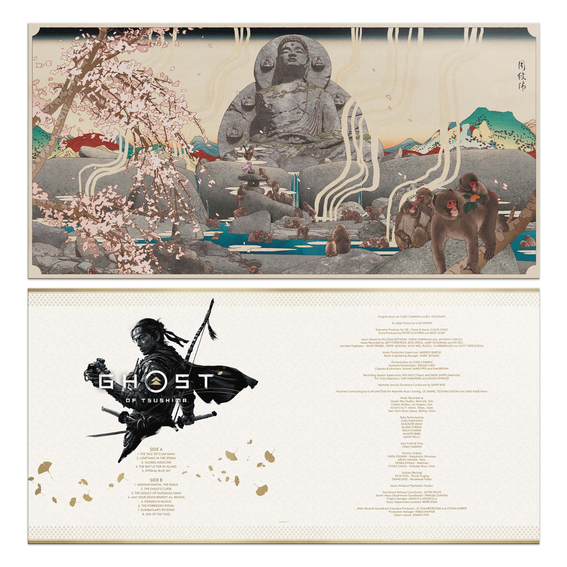 Ghost of Tsushima: Iki Island & Legends Soundtrack Vinyl LP - Epic Video Game Music for Gaming & Relaxation