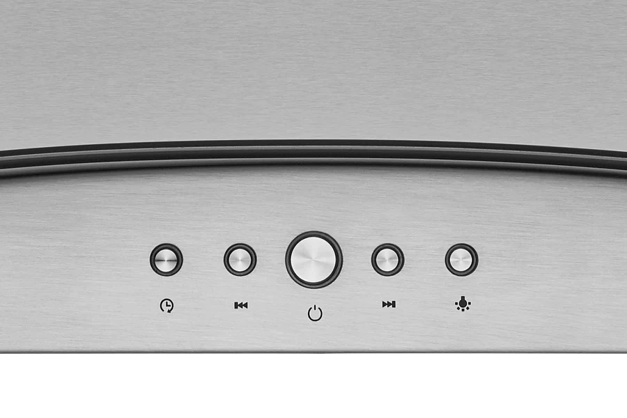 Hauslane Chef Series IS 200 1000 CFM Convertible Stainless Steel Island Range Hood - Powerful Kitchen Ventilation for Open Concept Homes & Cooking Enthusiasts