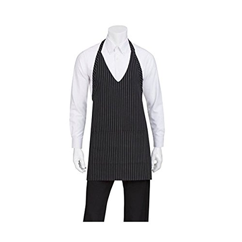 Black W/White Pinstripe