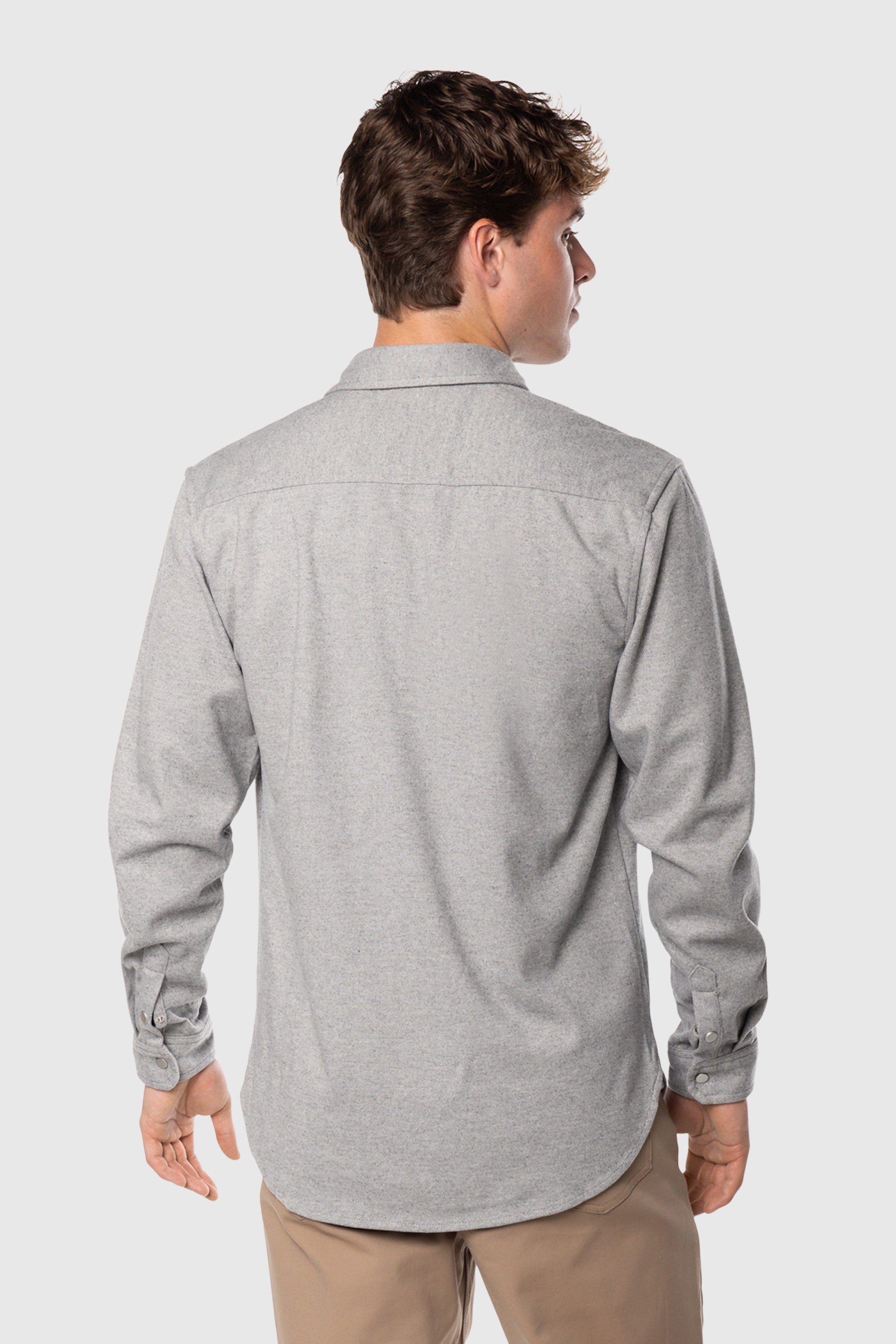 Stylish Men's Flex Button-Up Shirt - Comfortable & Breathable for Casual Wear, Office & Outdoor Activities