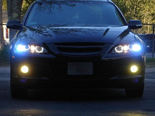 High-Performance Halogen Fog Lights for Mazda 2, 3, 5, 6, MPV, MX-5 Miata, CX-7, CX-9 - Durable Driving Lights for Improved Visibility in Fog, Rain & Night Driving