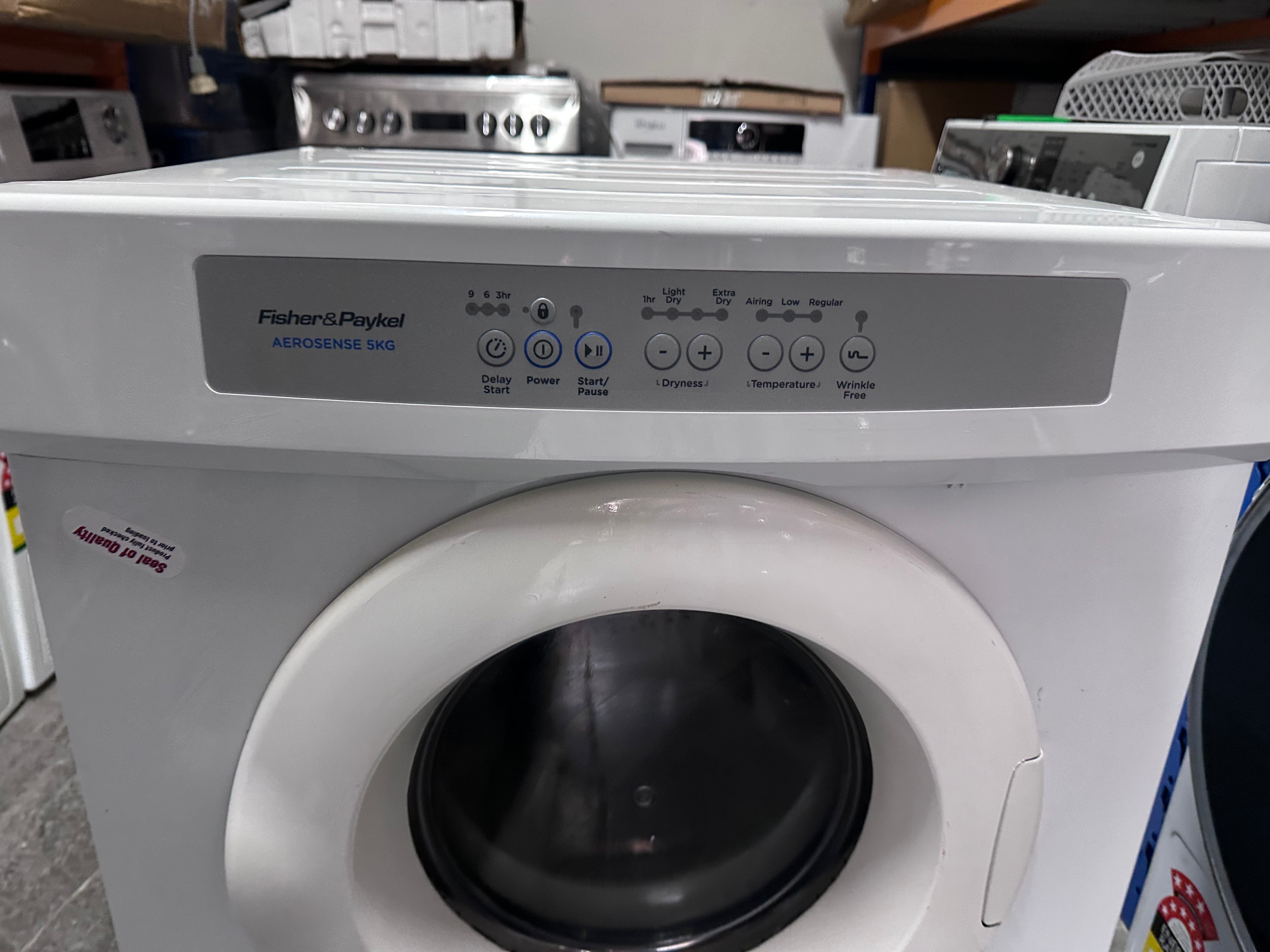 Refurbished Fisher & Paykel 5kg AeroSense Dryer - Compact & Energy Efficient Clothes Dryer for Apartments, Laundry Rooms & Small Spaces
