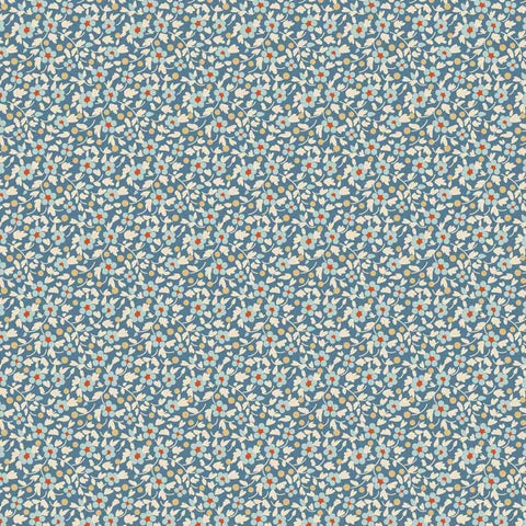 Tilda Summer 130131 Brie Blue Scrapbook Paper - Perfect for DIY Crafts, Scrapbooking, and Memory Albums