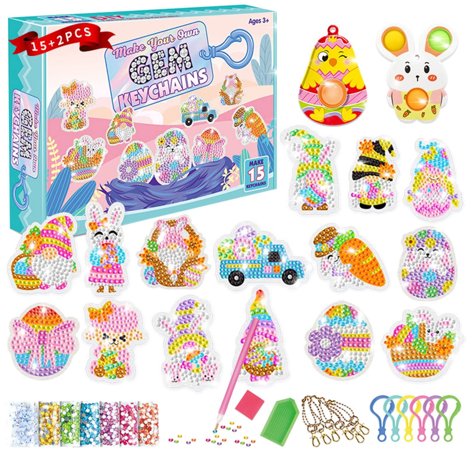 **Montessori Learning Toys for Toddlers 1-3 Years - Easter DIY Point Drill Pendant Decorations for Kids, Girls & Boys - Interactive Educational Toys for Early Childhood Development | Perfect for Easter Gifts, Classroom Activities & Montessori Learning at Home**