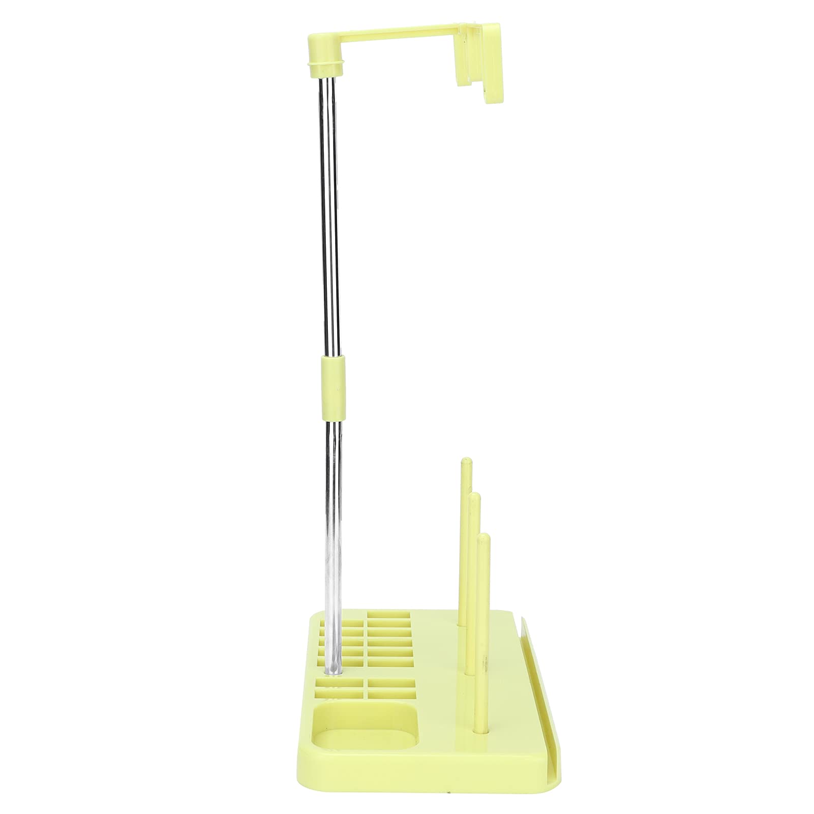3-Piece Yellow Thread Stand & Spool Holder for Sewing Machines - Removable Embroidery Thread Organizer for Home Sewing & Crafting Projects (Household Sewing Accessories) - Perfect for Quilting, Dressmaking & DIY Fabric Crafts