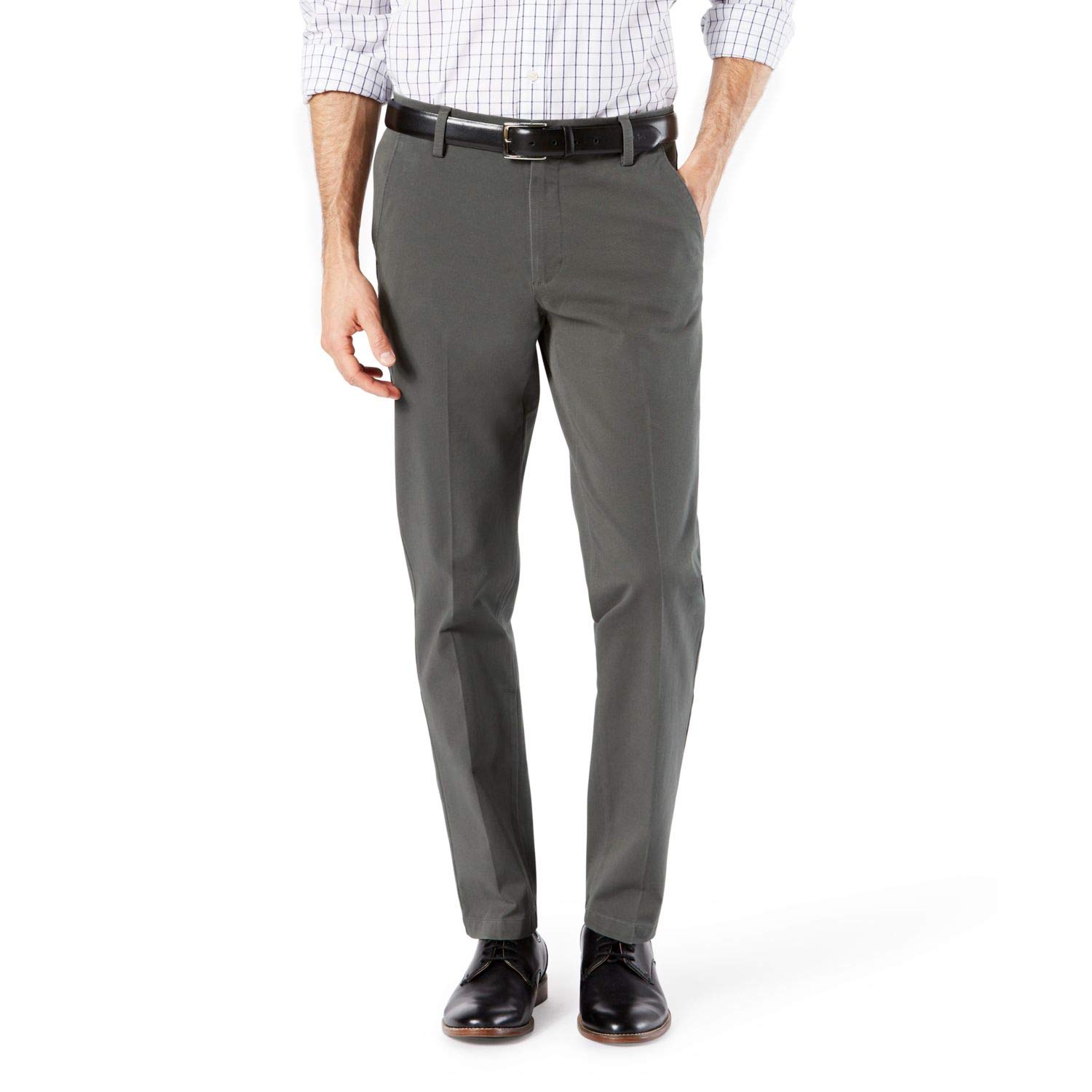 Dockers Men's Straight Fit Workday Khaki Smart 360 Flex Pants - Comfortable Office & Casual Wear (Regular & Big & Tall Sizes) | Perfect for Business Meetings, Office Work & Everyday Use