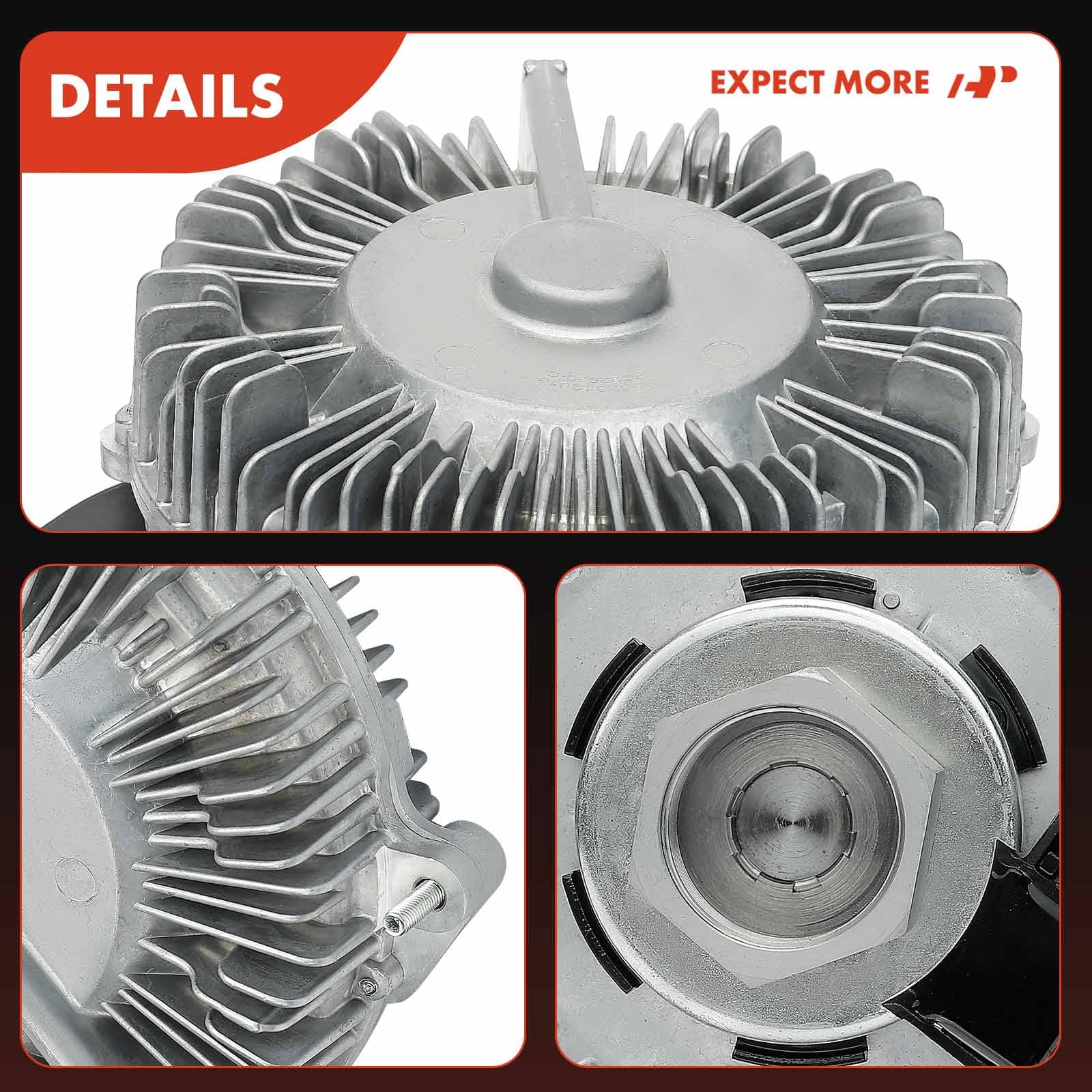 Premium Electronic Radiator Cooling Fan Clutch for 2013-2018 Ram 2500 3500 4500 5500 6.7L Diesel Trucks - Replaces OEM #52014729AC, 9202520, 622-012 - Heavy Duty Cooling Solution for Towing & Off-Road Use