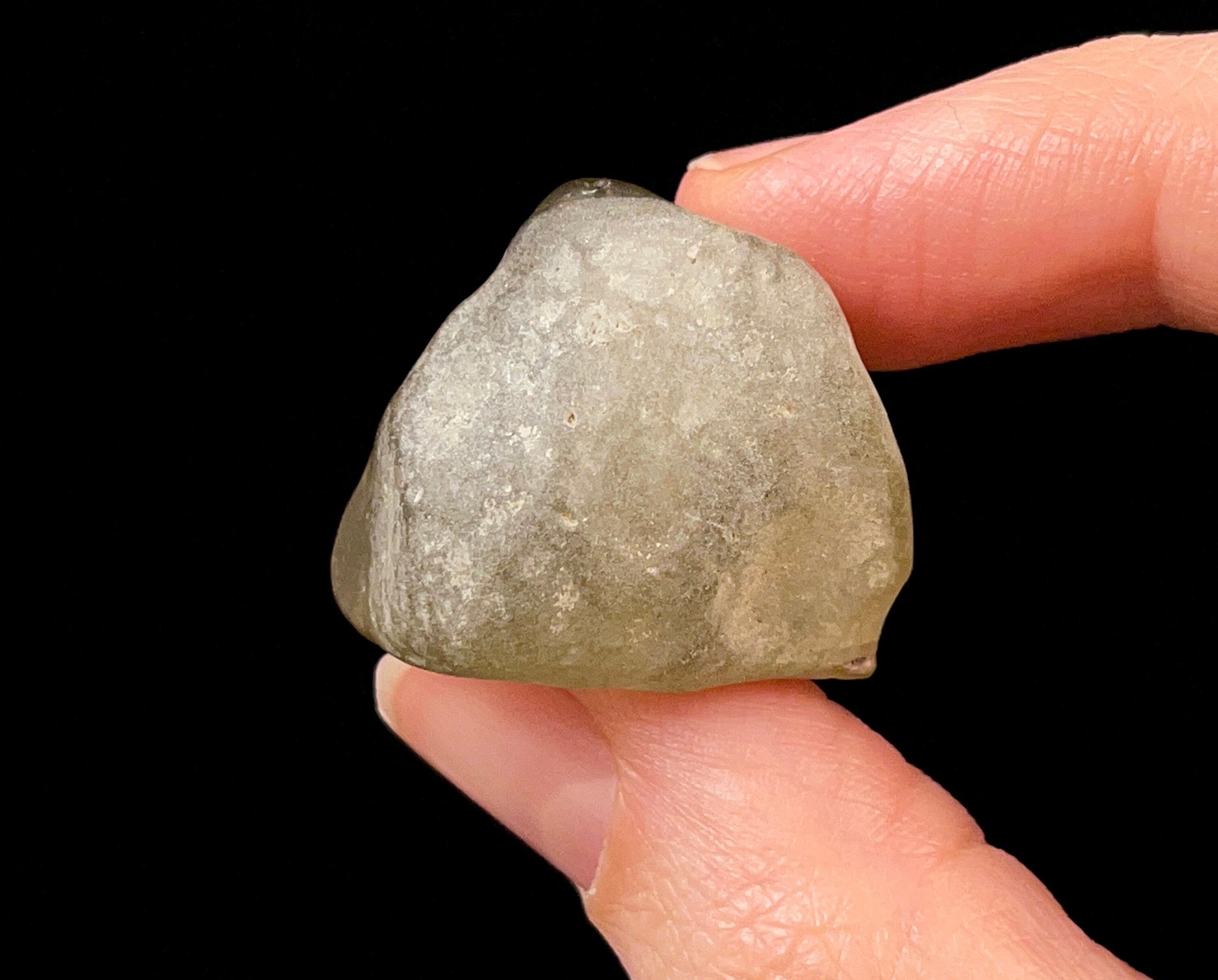 Libyan Desert Glass Raw Crystal - Rare Green Natural Mineral Specimen for Collectors, Unique Gift & Home Decor | Healing Crystal, Meditation & Spiritual Use