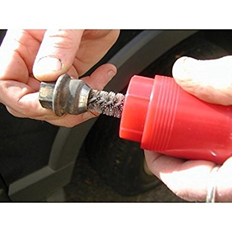 CTA Tools 4800 7/16-Inch Wheel Stud Cleaning Brush - Heavy Duty Automotive Cleaning Tool for Wheel Stud Maintenance and Brake Service